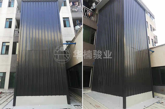 升廣州市瑞高包裝公司定制直頂式升降機安裝